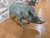 Italian Bronze Warthog Sculptures with Green Patina, 1950s, Set of 2 For Sale - Image 6 of 10