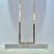 Early 21st Century European Art Deco Style Minimalist Crystal Murano Glass Brass Marble Floor Lamp For Sale - Image 5 of 12