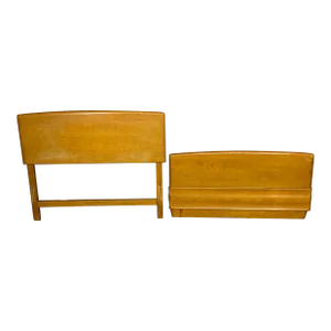 Heywood Wakefield Twin Size Head Board and Footboard