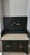Beautiful hand painted black Japanese bar with lots of storage. It is decorated with Asian motifs including a lady in a...