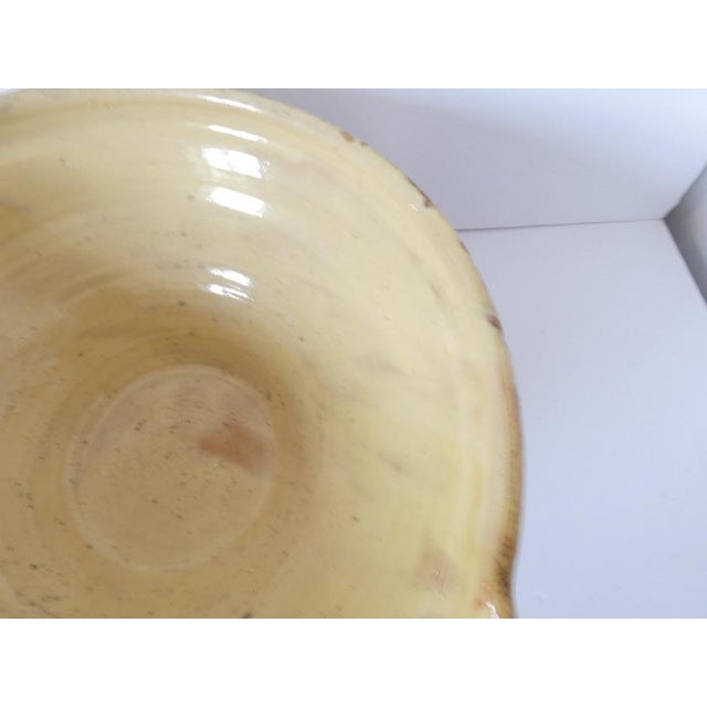 Large Vintage Terracotta Bowl For Sale - Image 3 of 12