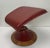 Amsterdam Leather and Wood Ottoman attributed to Torben Olsen, 1980s For Sale - Image 3 of 18