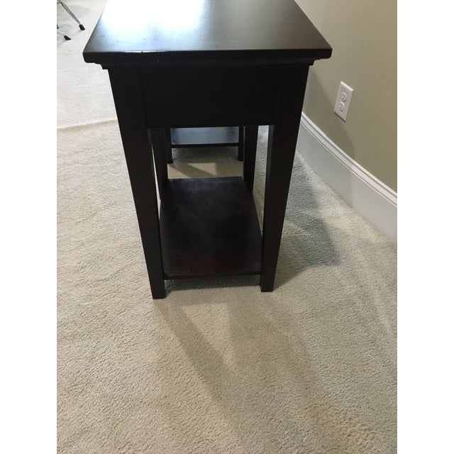 Restoration Hardware Wooden Side Tables a Pair Chairish