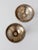 Rustic Vintage International Silver Copper Finish Candlesticks Pair For Sale - Image 3 of 9