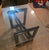DIA - Design Institute America DIA/Milo Baughman-Style Glass Enameled Interlocking "Picture Frame" Table, Late 70s/Early 80s For Sale - Image 4 of 7