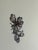 Mid Century Italian 800 Silver Filigree Butterfly Brooch For Sale - Image 14 of 15