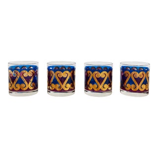 Vintage Georges Briard Lowball Glasses, Set of 4 For Sale