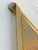 Large brass wall mirror by Luciano Frigerio. Nice Pink copper glass. Horizontal or vertical. Famous design like Romeo...
