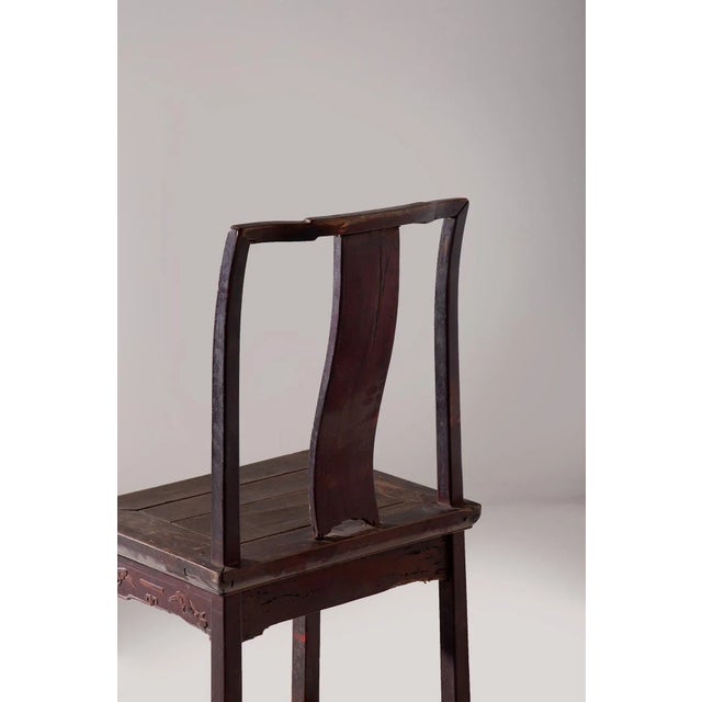 Ming Dinasty Style Chair, 1900 For Sale - Image 10 of 12