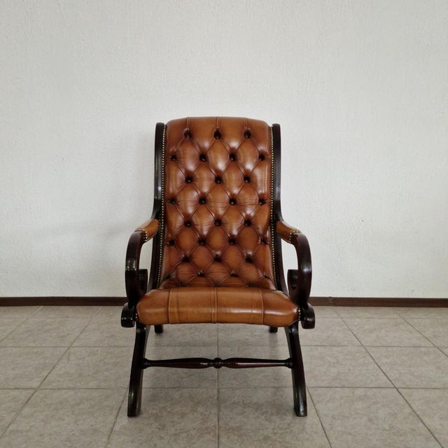 Relaxing Chesterfield armchair with a classic and luxurious design, combining comfort and a representative look. The...