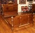19th Century Bronze Mounted French Plum Pudding Acajou Mahogany Full Size Bed For Sale In New York - Image 6 of 10