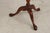 Brown English Vintage Revolving Mahogany Pie Crust Tilt Top Table For Sale - Image 8 of 18