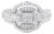 14KT White Gold Diamond Cocktail Ring (1 1/4 cttw, H-I Color, SI2-I1 Clarity) For Sale