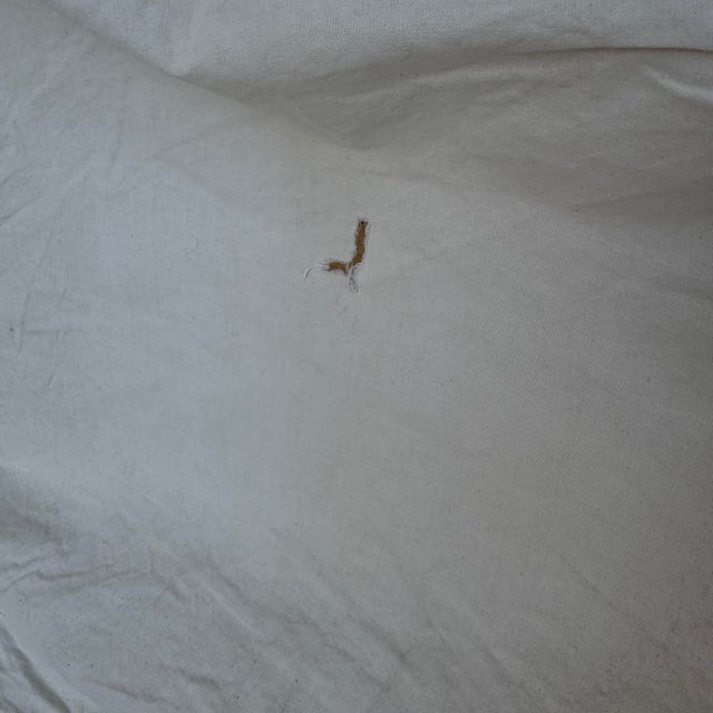 1990s Vintage Lined Linen-Cotton Blend Floral Ans Bird Chintz-Style Floor Length Drapes- Pair For Sale - Image 5 of 5