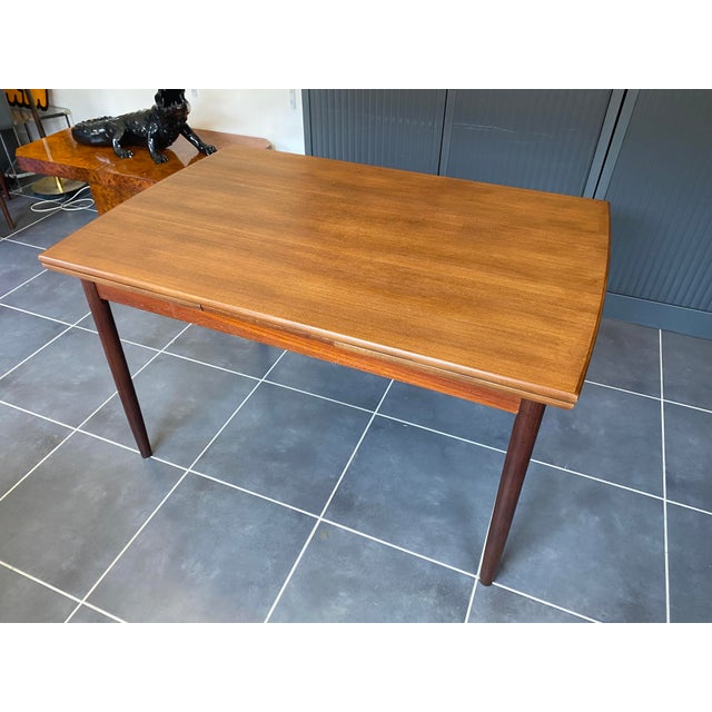 Scandinavian Extendable Teak Table by Johannes Andersen for Samcom, Denmark, 1960s For Sale - Image 16 of 18