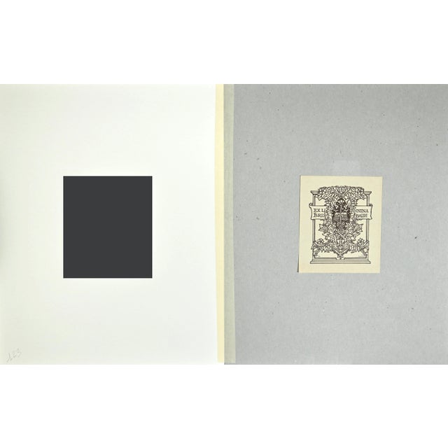 Ex Libris For Giorgio balbi, realized by Giulio Cesari in the Mid-20th Century. It includes passepartout, 30 x 24 cm. Hand...
