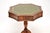 Vintage Top Drum Table in Yew Wood and Leather, 1950 For Sale - Image 4 of 9