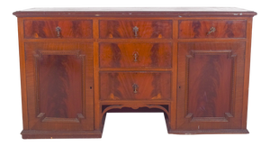 Antique Sideboard with Two Doors and Five Drawers
