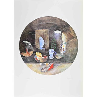 Mariangelo Zappitelli, Still Life, Lithograph, 1980s For Sale