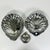 Just in time for summer entertaining, we are pleased to offer this set of 3 chrome-finished Clam Shell Serving Bowls....