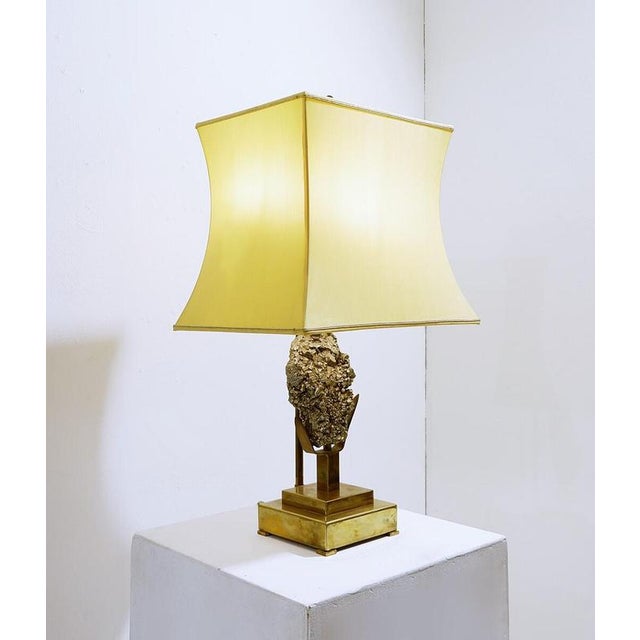 Mid-Century Pyrite Stone Table Lamp For Sale - Image 6 of 15