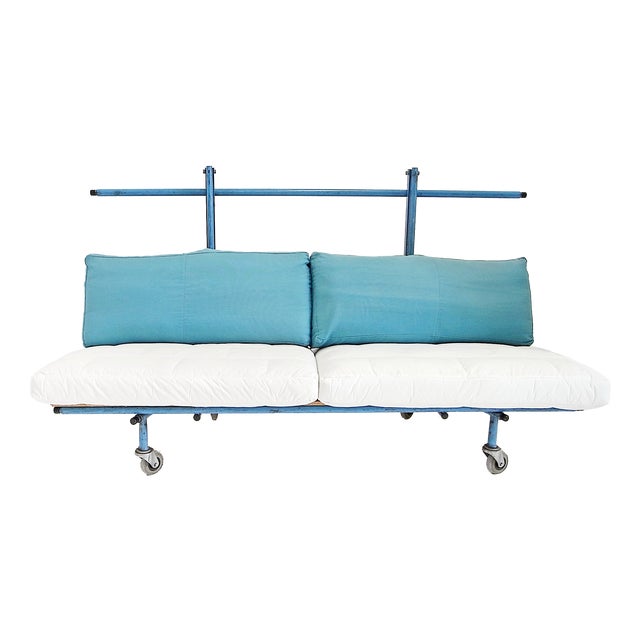 Lazy Work Sofa with Seat Cushion and Neck Support, 1990s For Sale