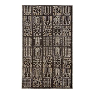 1980s Old Shiraz Area Rug 7'1"×10'3" For Sale