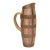 Vintage Italian Modernist Gilt Ceramic "Seta" Pitcher by Aldo Londi for Bitossi For Sale