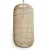 Contemporary Raw Wicker Cylinder Pendant Light Large For Sale - Image 3 of 7
