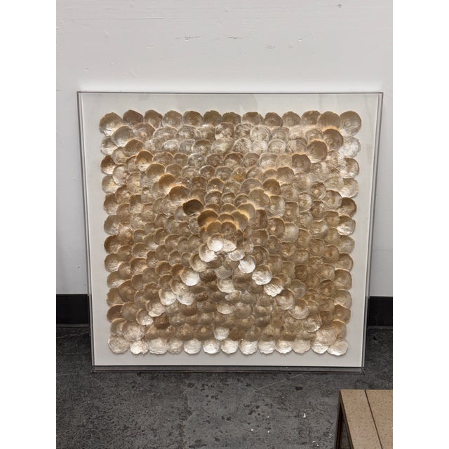 Design Plus Gallery presents a Capiz Shell Art Panel from Restoration Hardware. This dimensional artwork showcases...