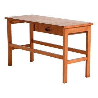 Scandinavian Coffee Table with Drawer, 1960s For Sale