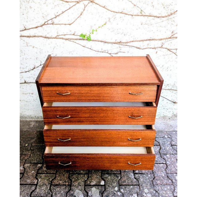 Wood Scandinavian Style Chest of Drawers, 1960s For Sale - Image 7 of 8