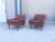 1960s Mid Century Walnut Lounge Chairs For Sale - Image 4 of 13