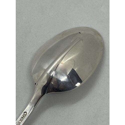 The Stieff Co. Late 20th Century Stieff Colonial Williamsburg Queen Anne Sterling Silver Teaspoon For Sale - Image 4 of 7
