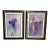 Contemporary Male + Female Blurred Figural Prints, Framed, Pair For Sale