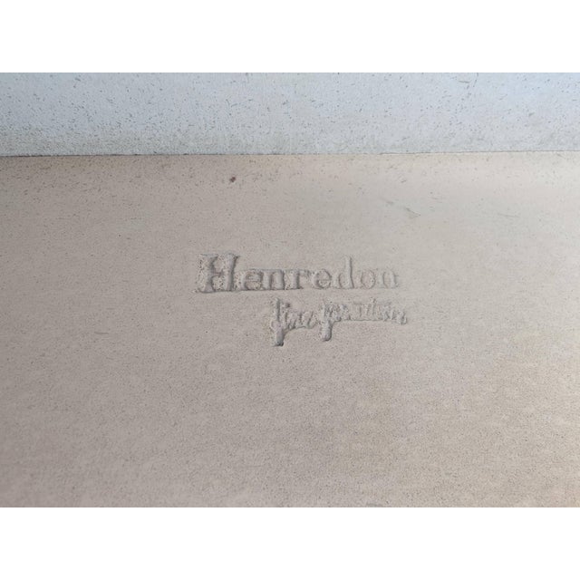 Charming vintage piece! Henredon French Country side tables expertly crafted from Walnut with a book-matched table top,...