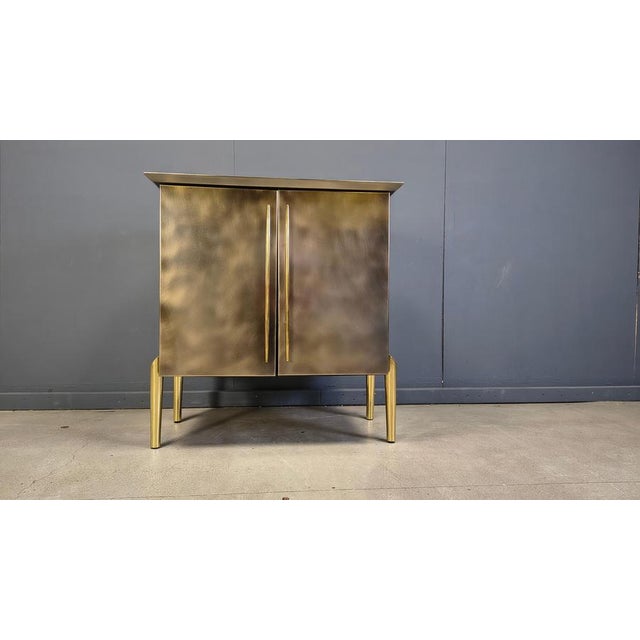 Postmodern Bar Cabinet attributed to Belgochrom, 1980s For Sale - Image 13 of 17