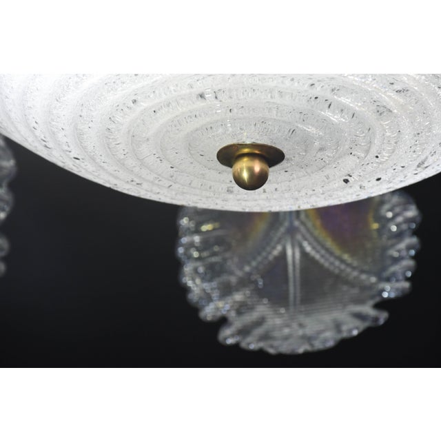 1950s Luxury Barovier & Toso Chandelier, Murano Pulegoso Glass, 1950s For Sale - Image 5 of 13
