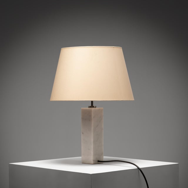 Mid-Century Modern Marble Model 180 Table Lamp by Florence Knoll for Knoll Inc., USA, 1960s For Sale - Image 3 of 13