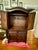 Mexican Hacienda-Style Pine Armoire With Iron Hardware For Sale - Image 4 of 9