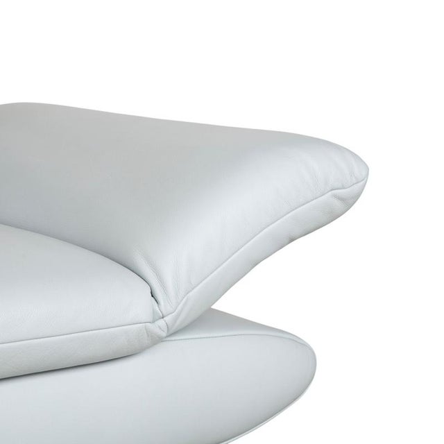 Animal Skin Rossini 2-Seater Sofa in Light Blue Fabric from Koinor For Sale - Image 7 of 16