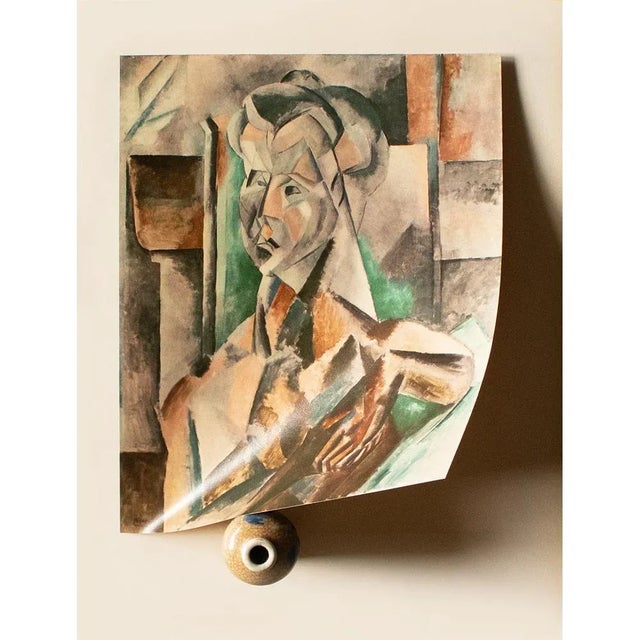 1950s 1954 After Pablo Picasso "Woman in Green", First Limited Edition Offset Lithograph For Sale - Image 5 of 13