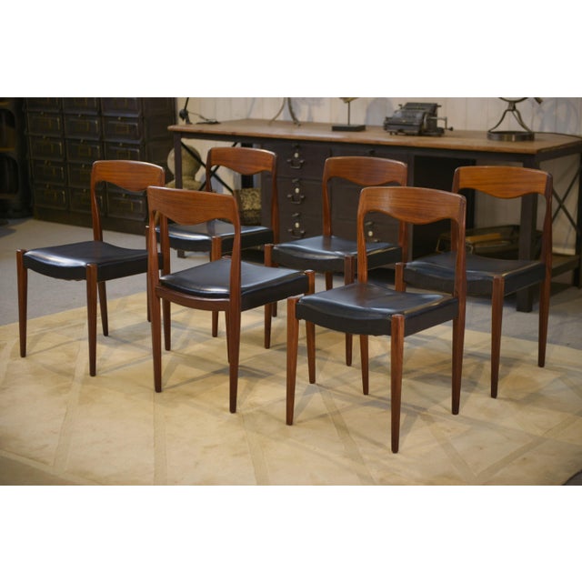 Scandinavian Teak Chairs by Niels Otto Moller, Denmark, 1960s, Set of 6 For Sale - Image 11 of 12