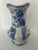 1980s 1980s Vintage Blue and White Asian Jug and Basin Set For Sale - Image 5 of 10