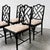 Faux Bamboo Dining Chairs in Black Lacquer, Set of 4 For Sale - Image 6 of 12