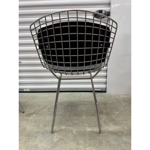 Mid-Century Modern Attributed Bertoia Side Chair For Sale - Image 3 of 9