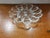 This is a Vintage Anchor Hocking Clear Glass Round Deviled Egg Plate/Tray. It measures 1 3/8" high and 10“ in diameter....
