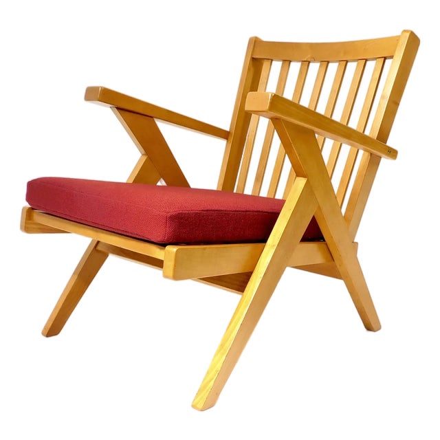 Vintage Dutch Lounge Chair, 1950s For Sale