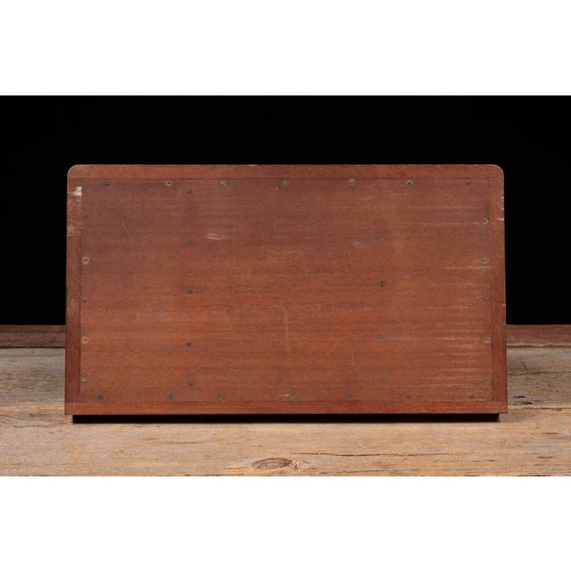 Brown Mid 20th Century Inwall Fixtures Fold Away Dining Set Salesman Sample For Sale - Image 8 of 11