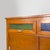 Italian Art Deco Wooden Sideboard with Green and Blue Stained Glass, 1930s For Sale - Image 11 of 18